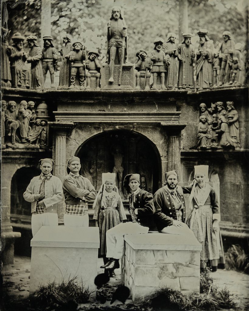 Reconstitution de la 1ère photographie de Plougastell en 2026